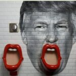 Trump-themed bathroom