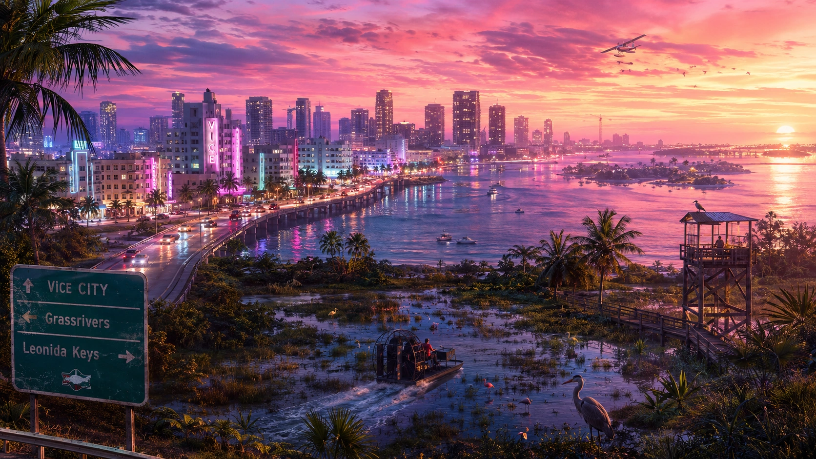 GTA 6 Vice City and Leonida